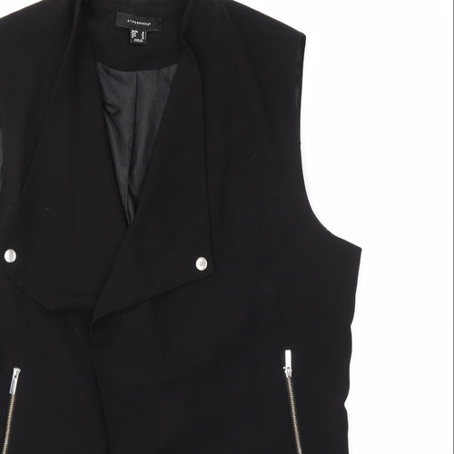 Atmosphere Womens Black   Gilet Waistcoat Size 18