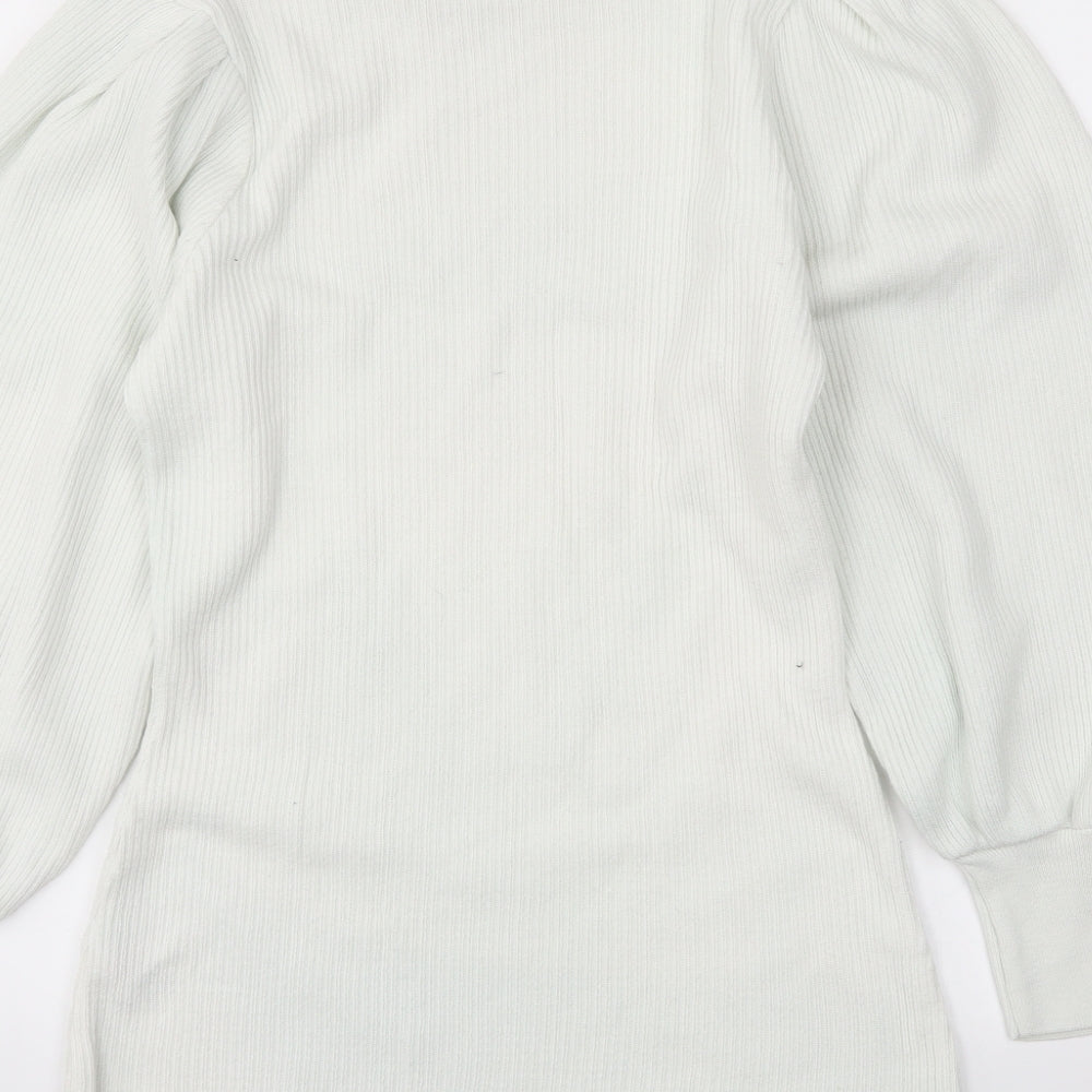 Dorothy Perkins Womens White   Pullover Jumper Size 10