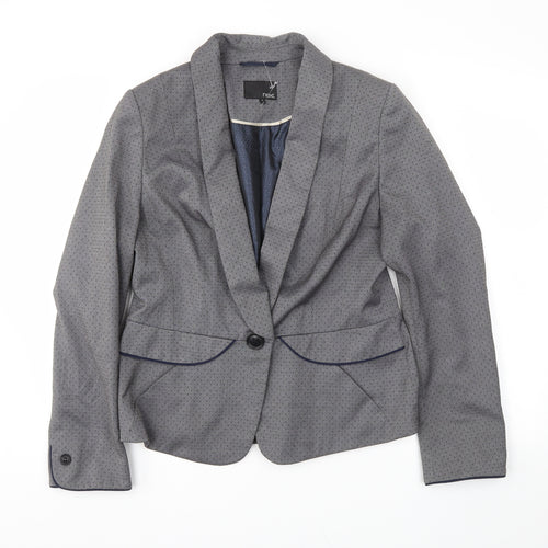 NEXT Womens Grey   Jacket Blazer Size 14