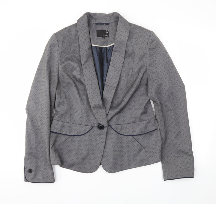 NEXT Womens Grey Jacket Blazer Size 14
