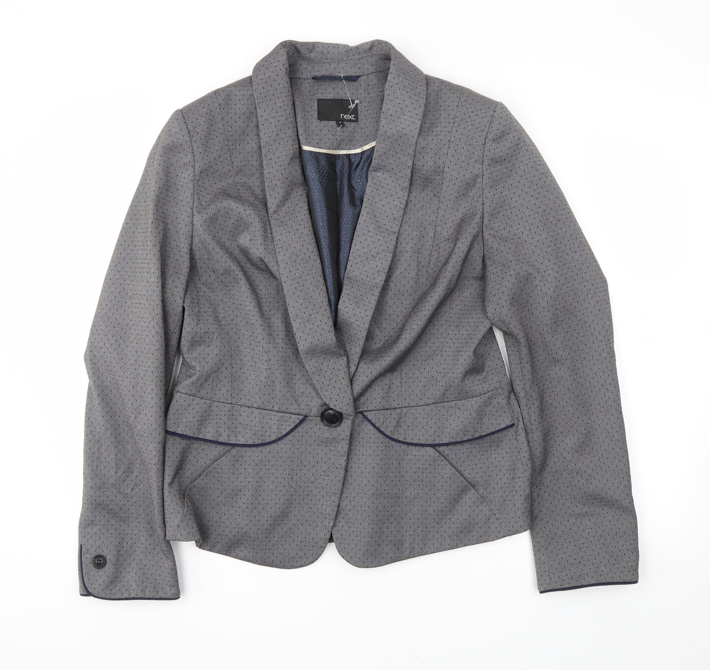 NEXT Womens Grey   Jacket Blazer Size 14