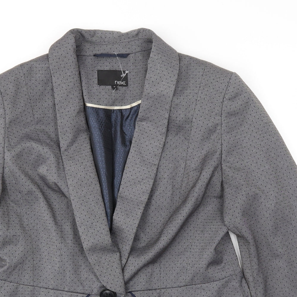 NEXT Womens Grey   Jacket Blazer Size 14