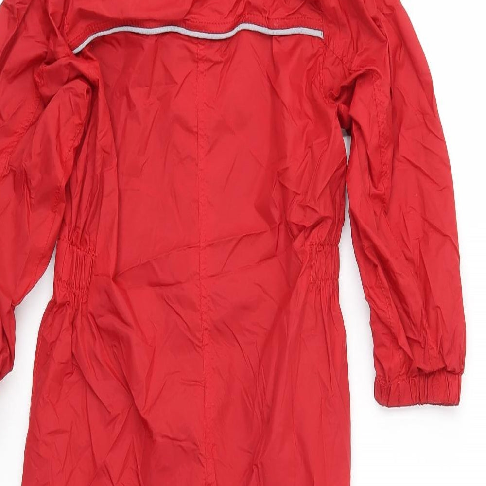 Regatta Girls Red   Rain Coat Snowsuit Size 4-5 Years