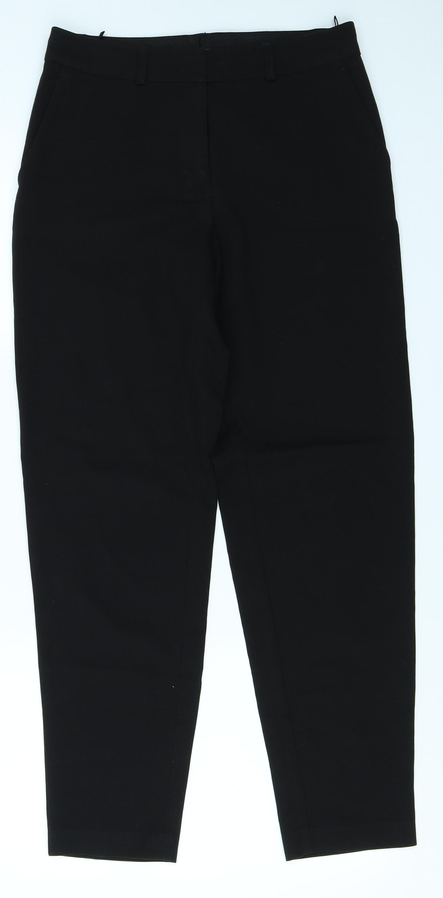 M&S Collection Womens Black   Trousers  Size 8 L27 in