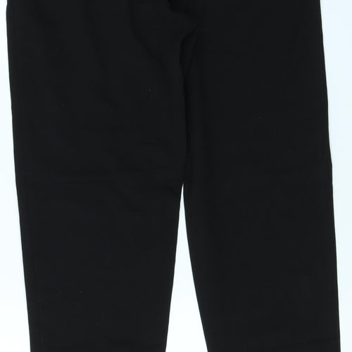 M&S Collection Womens Black   Trousers  Size 8 L27 in