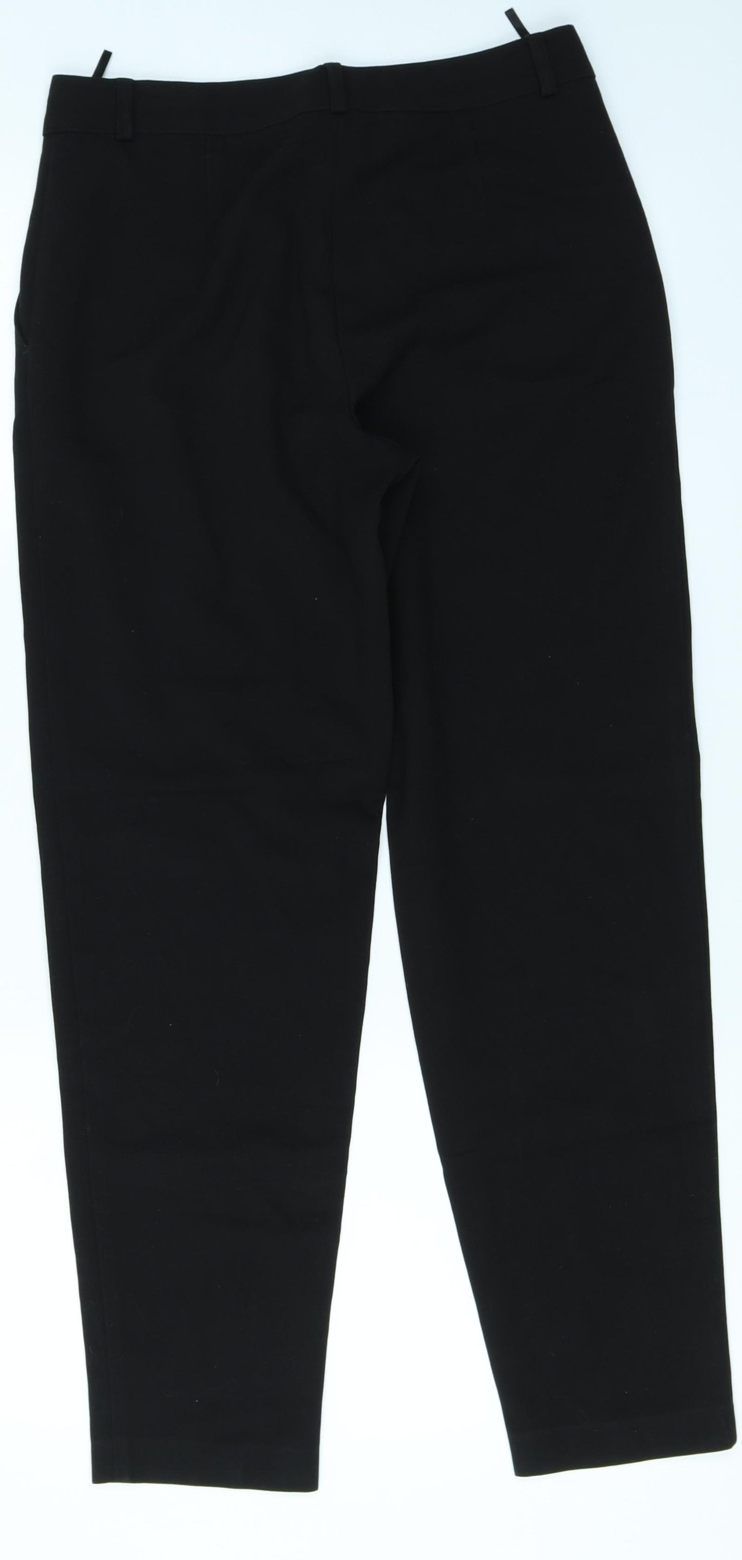 M&S Collection Womens Black   Trousers  Size 8 L27 in