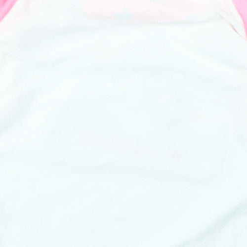 Primark Girls Pink Colourblock  Top Pyjama Top Size 7-8 Years  - Unicorn