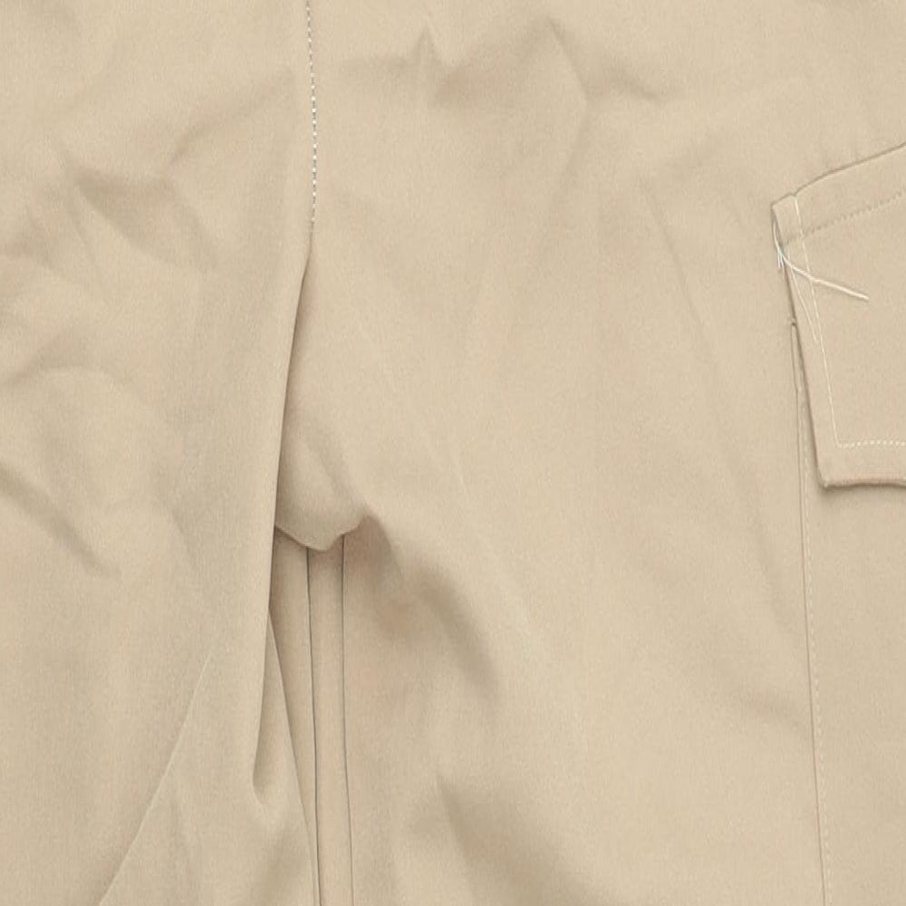 Boohoo Womens Brown   Bloomer Trousers Size 8 L24 in