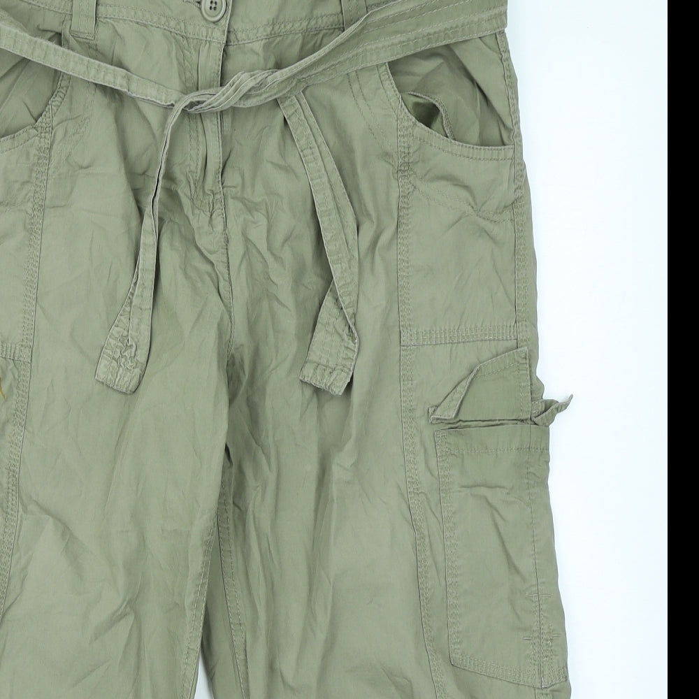 George Womens Green   Cargo Shorts Size 14