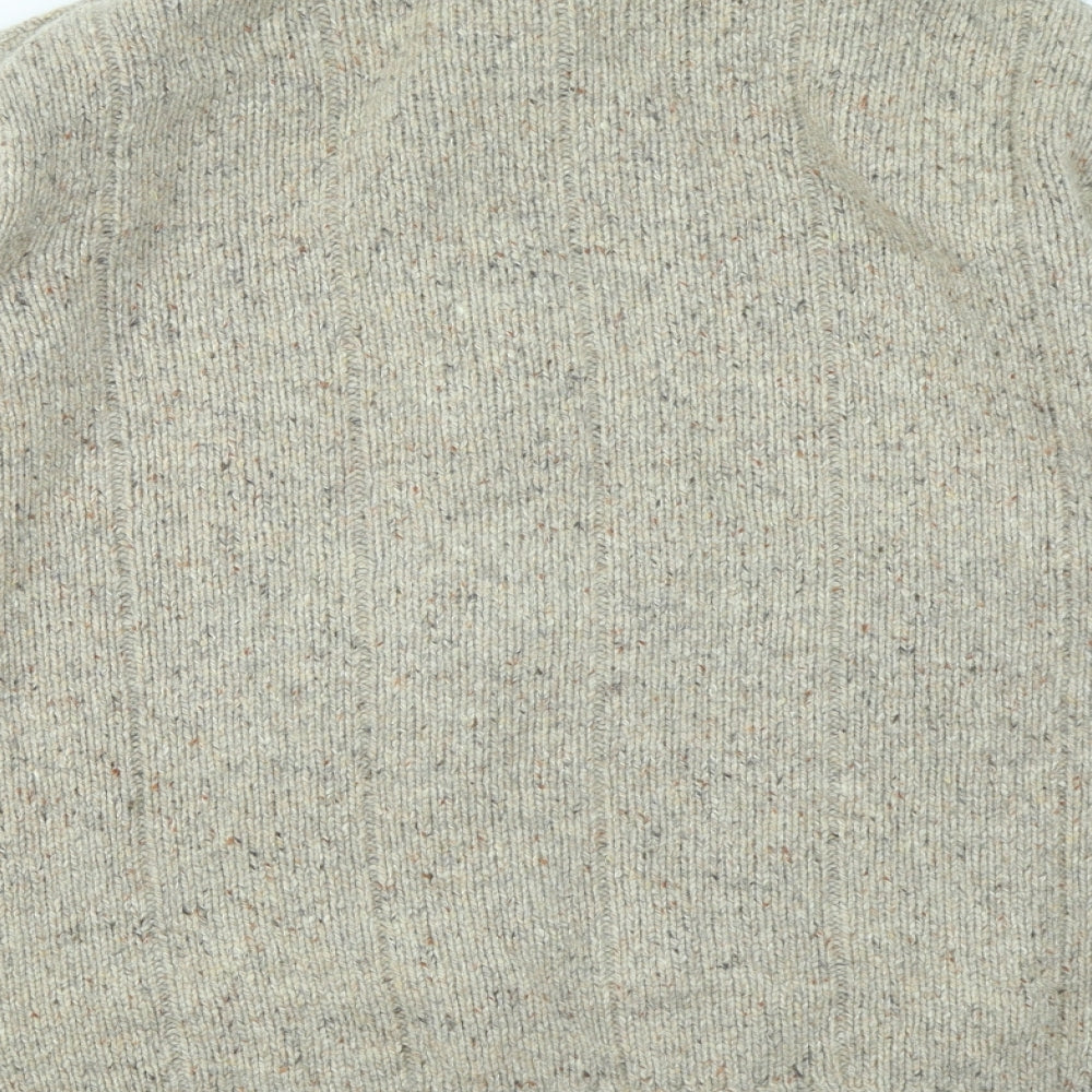 Peter Gribby Mens Brown   Cardigan Jumper Size L