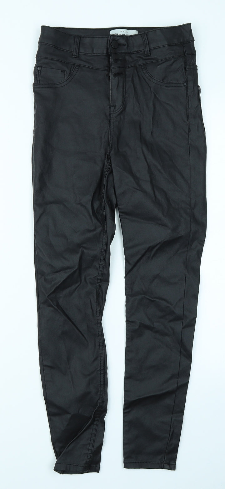 New Look Womens Black Skinny Jeans Size 10 L25 in