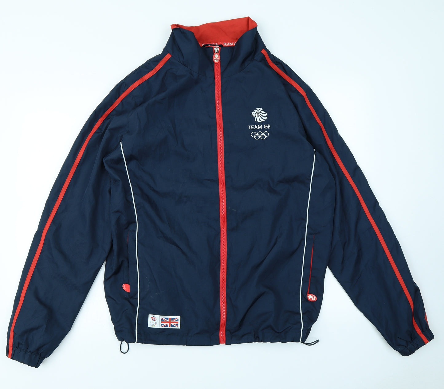 Team GB  Mens Blue   Rain Coat Jacket Size M