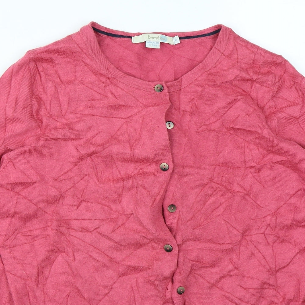 Boden Womens Pink   Cardigan Jumper Size S