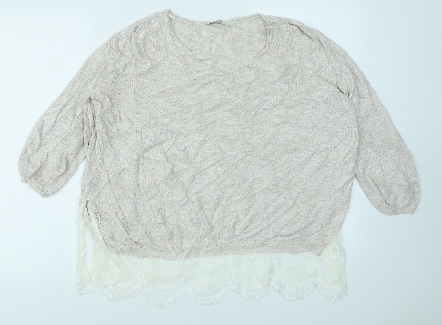 George Womens Beige   Pullover Jumper Size 20