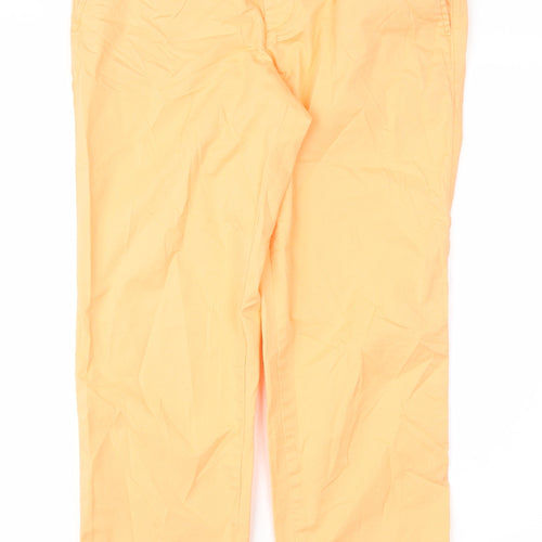 Gap Womens Orange   Chino Trousers Size 8 L28 in