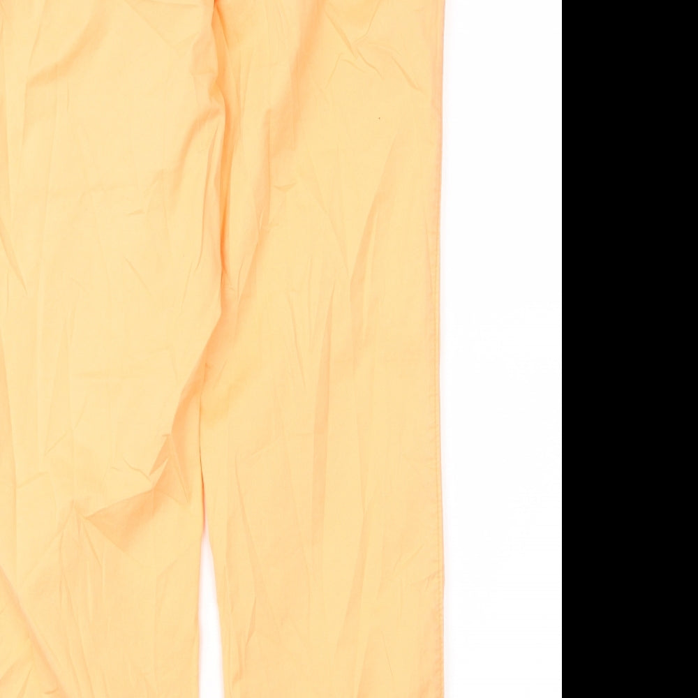 Gap Womens Orange   Chino Trousers Size 8 L28 in