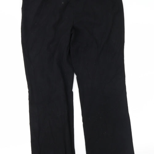Marks and Spencer Womens Black   Trousers  Size 10 L27 in