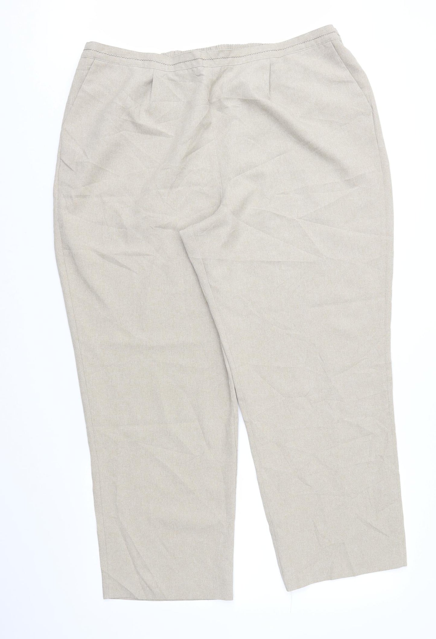 Bonmarché Womens Brown   Trousers  Size 22 L28 in