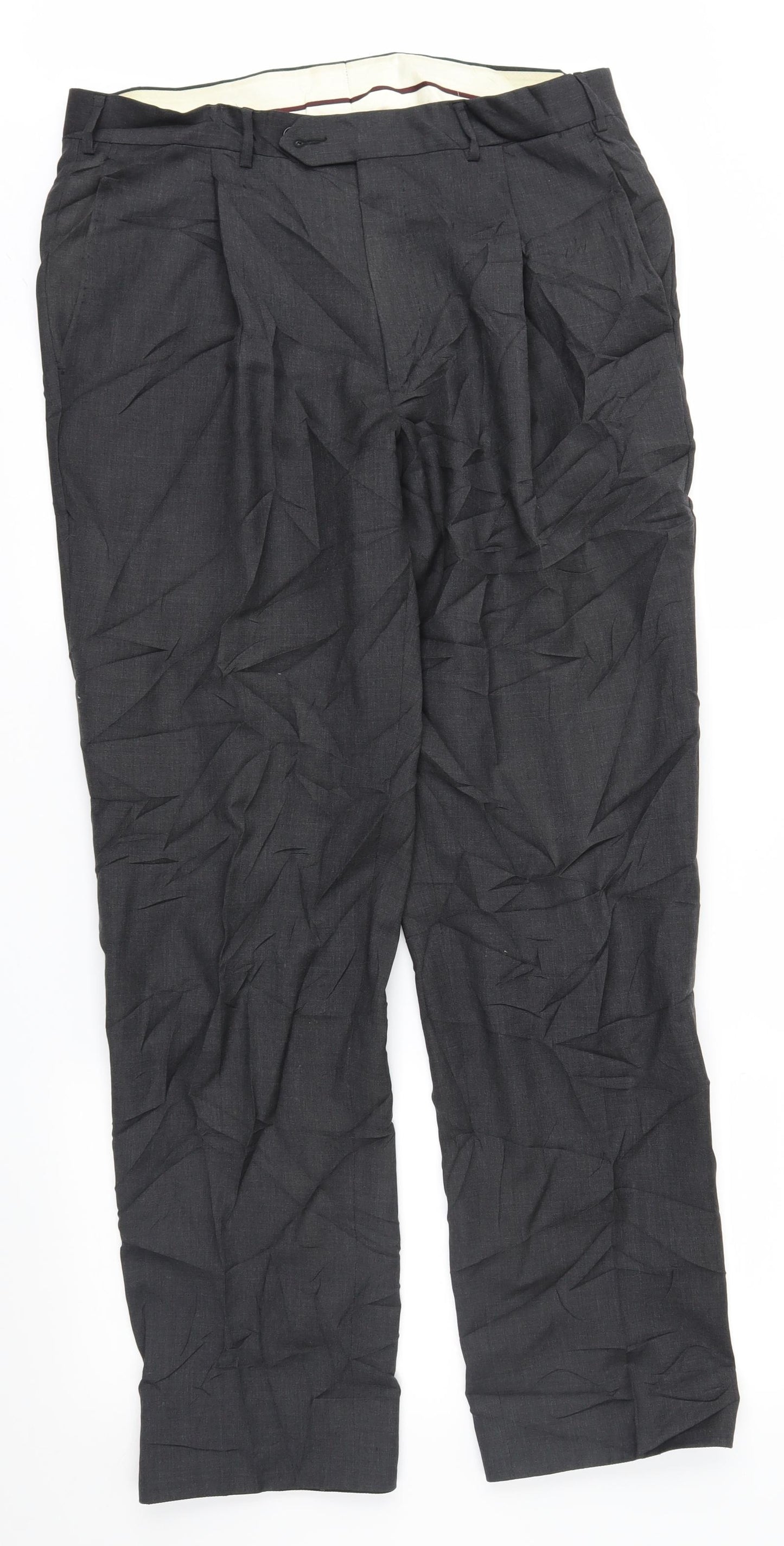 Corneliani Mens Grey   Trousers  Size 34 in L31 in