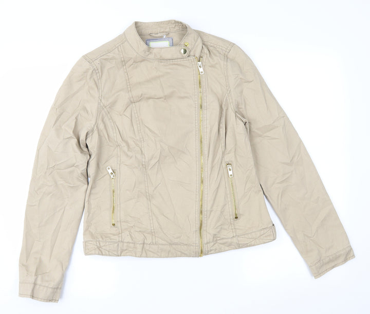 F&F Womens Beige Jacket Size 10