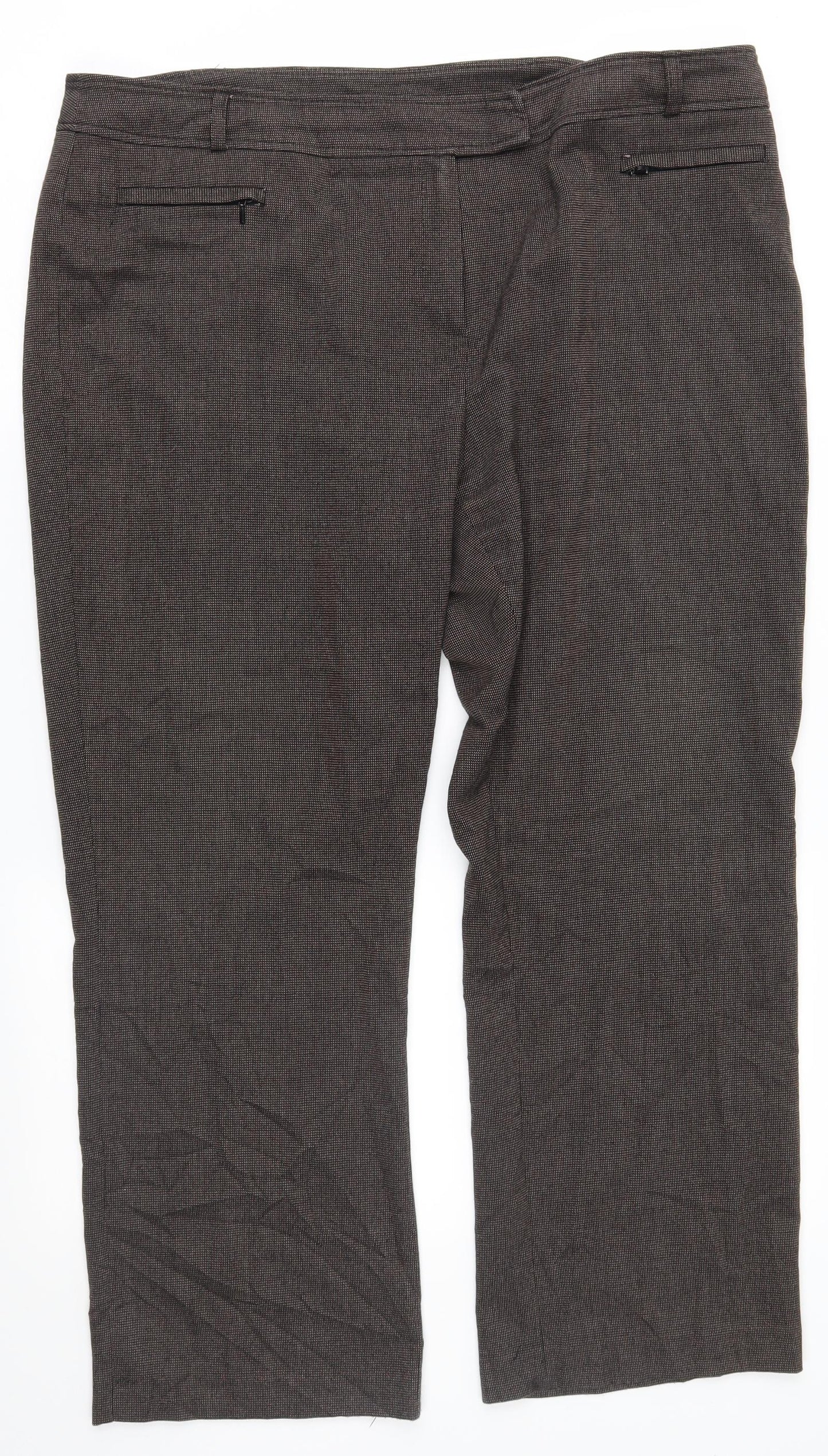 BHS Womens Grey   Dress Pants Trousers Size 18 L28 in