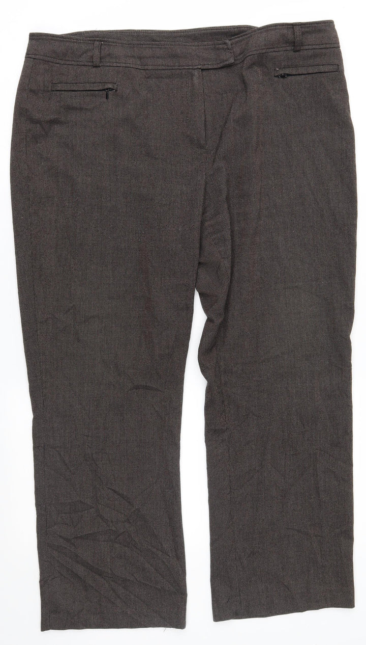BHS Womens Grey   Dress Pants Trousers Size 18 L28 in