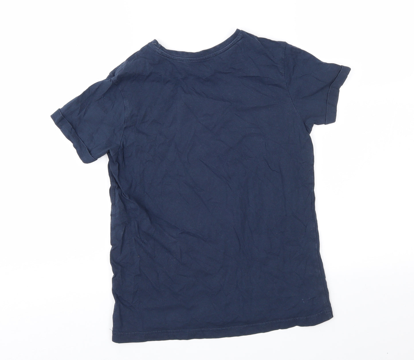 George Girls Blue   Basic T-Shirt Size 9-10 Years
