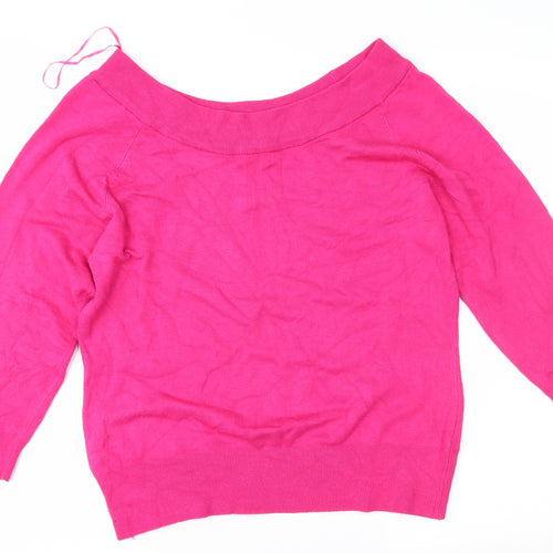 Debbie Morgan Womens Pink   Pullover Jumper Size XL
