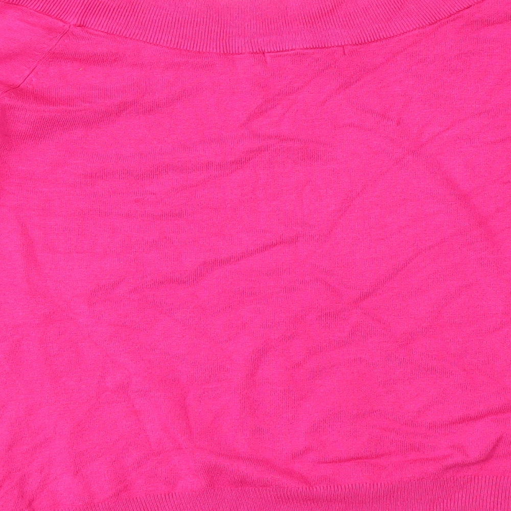 Debbie Morgan Womens Pink   Pullover Jumper Size XL
