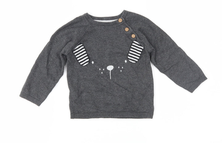 TU Baby Grey   Pullover Jumper Size 12-18 Months