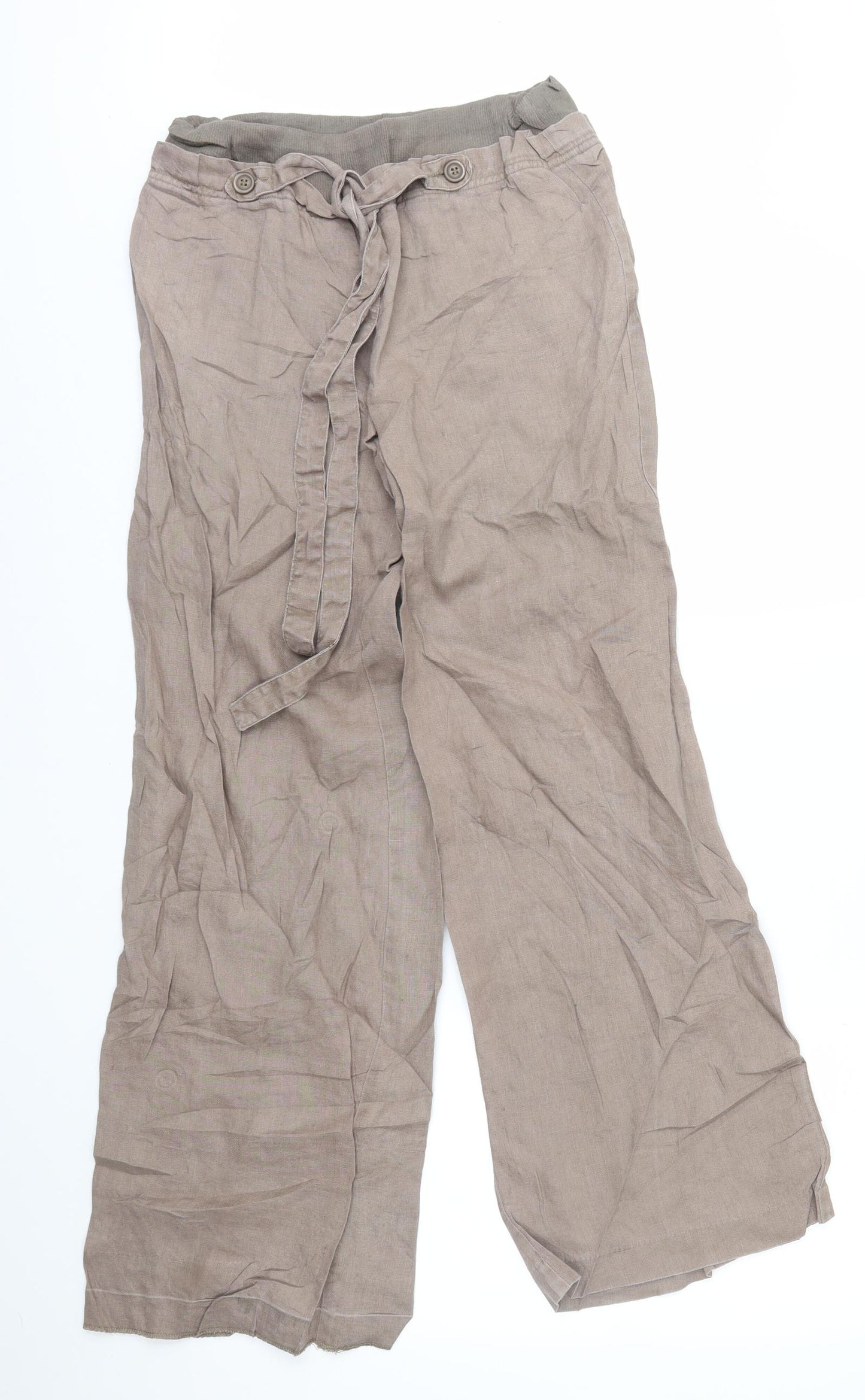 Star Place Womens Brown   Trousers  Size M L31 in
