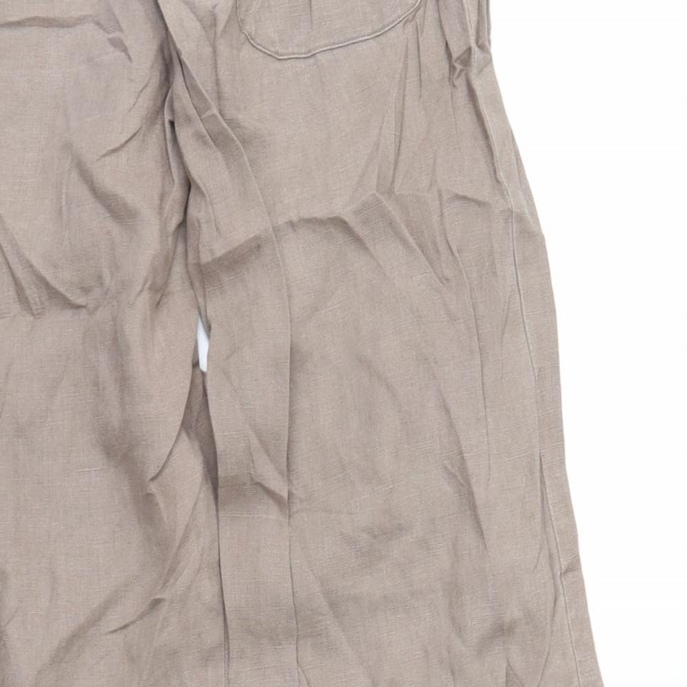 Star Place Womens Brown   Trousers  Size M L31 in