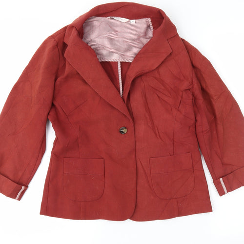 New Look Womens Brown   Jacket  Size 12