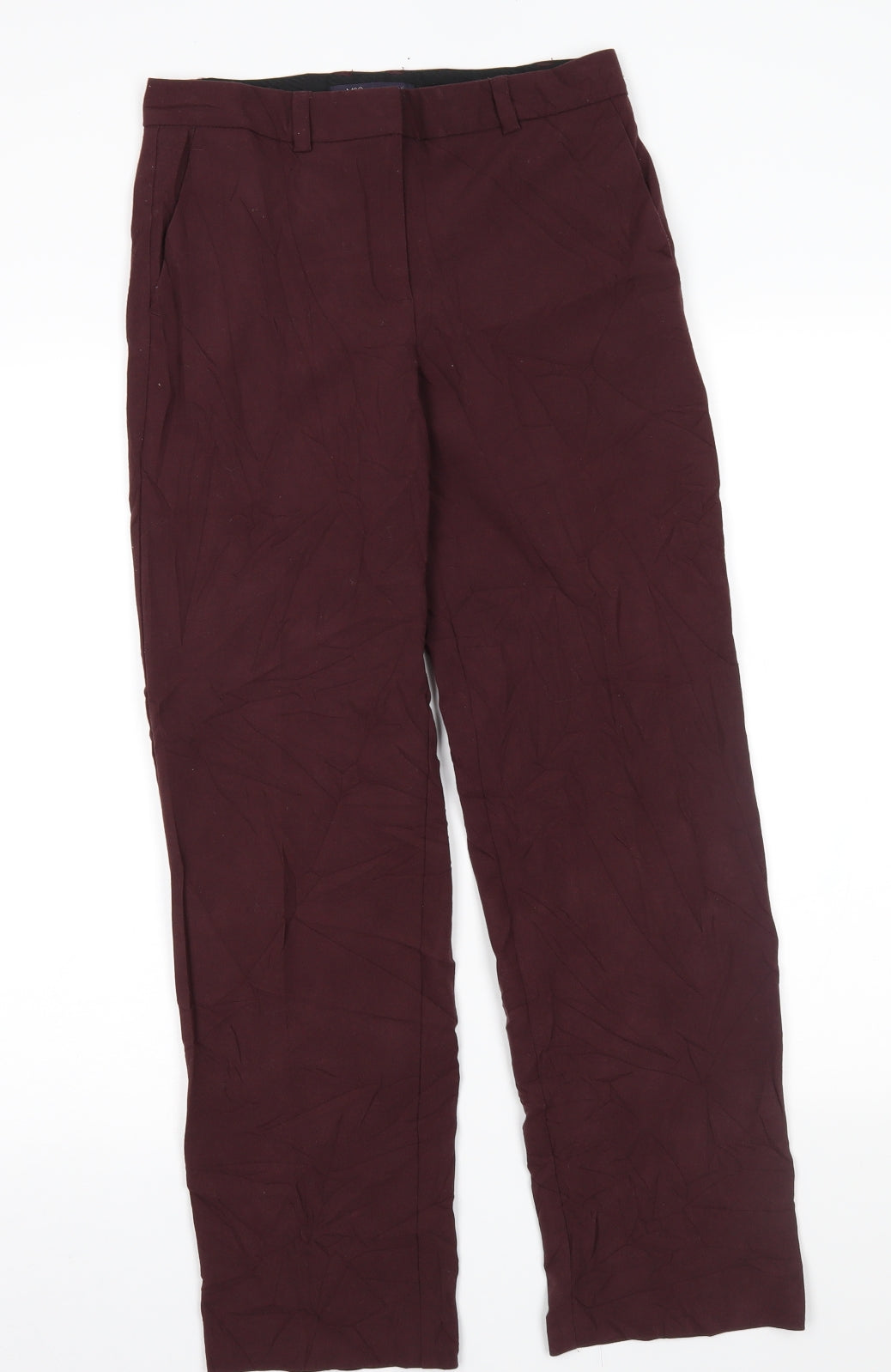Marks and Spencer Womens Purple   Trousers  Size 8 L28 in