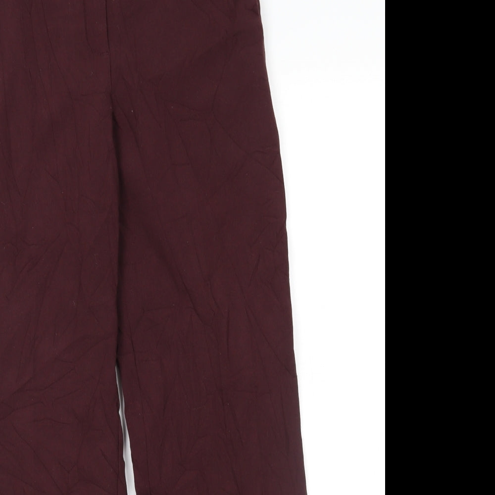 Marks and Spencer Womens Purple   Trousers  Size 8 L28 in