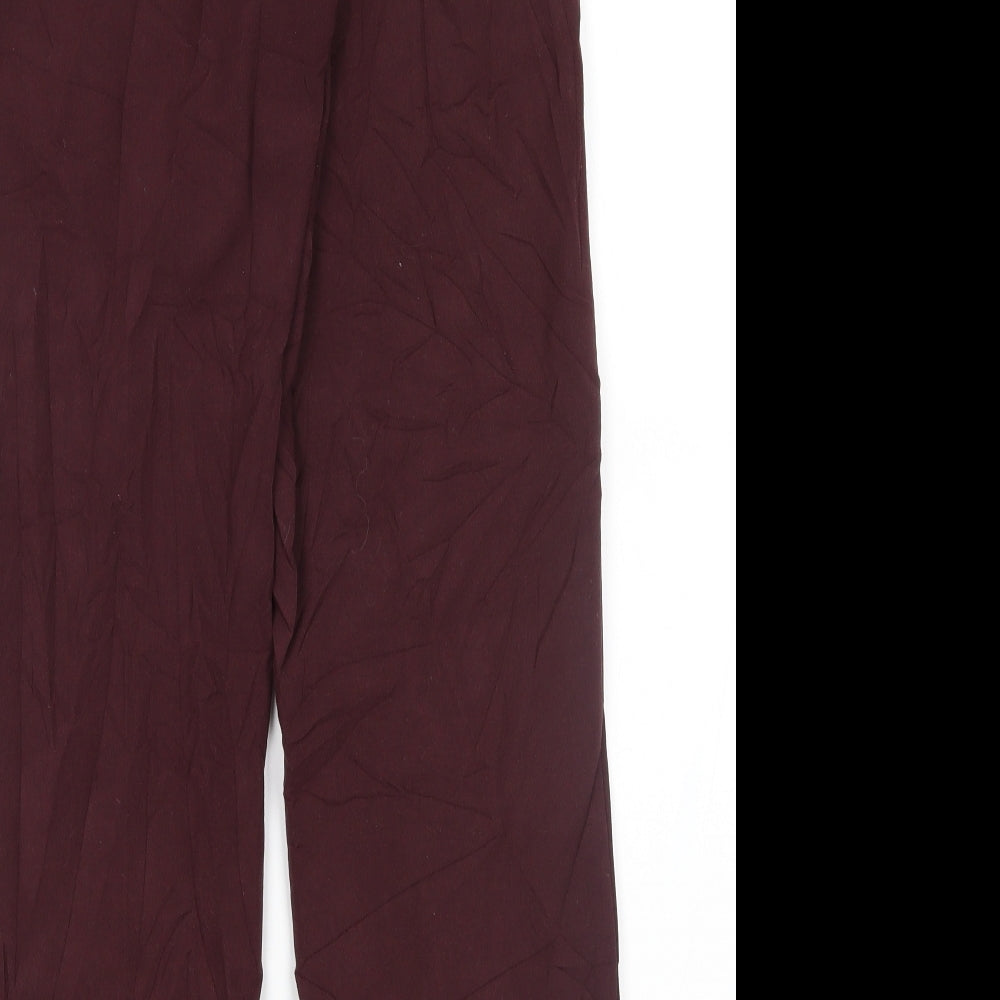 Marks and Spencer Womens Purple   Trousers  Size 8 L28 in