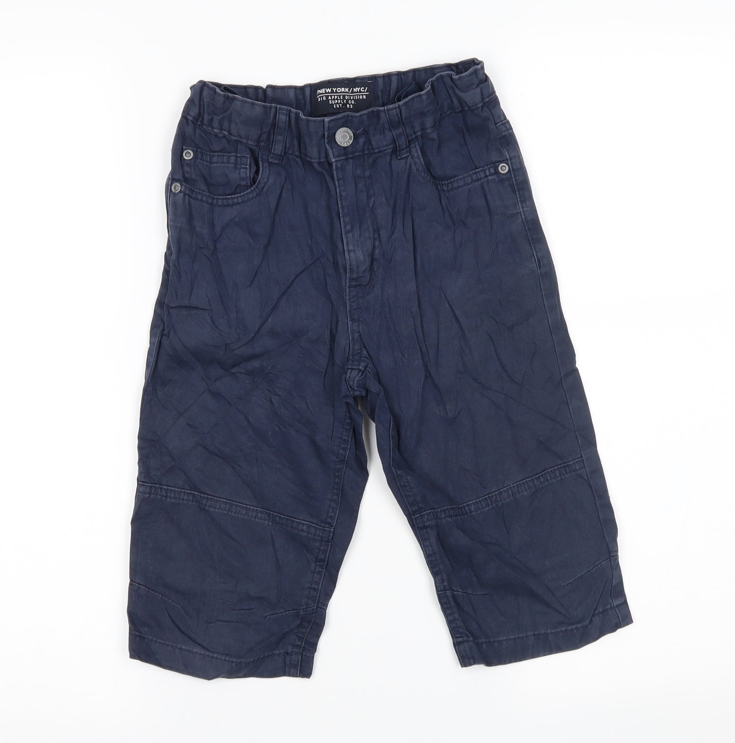 H&M Boys Blue   Chino Shorts Size 9 Years