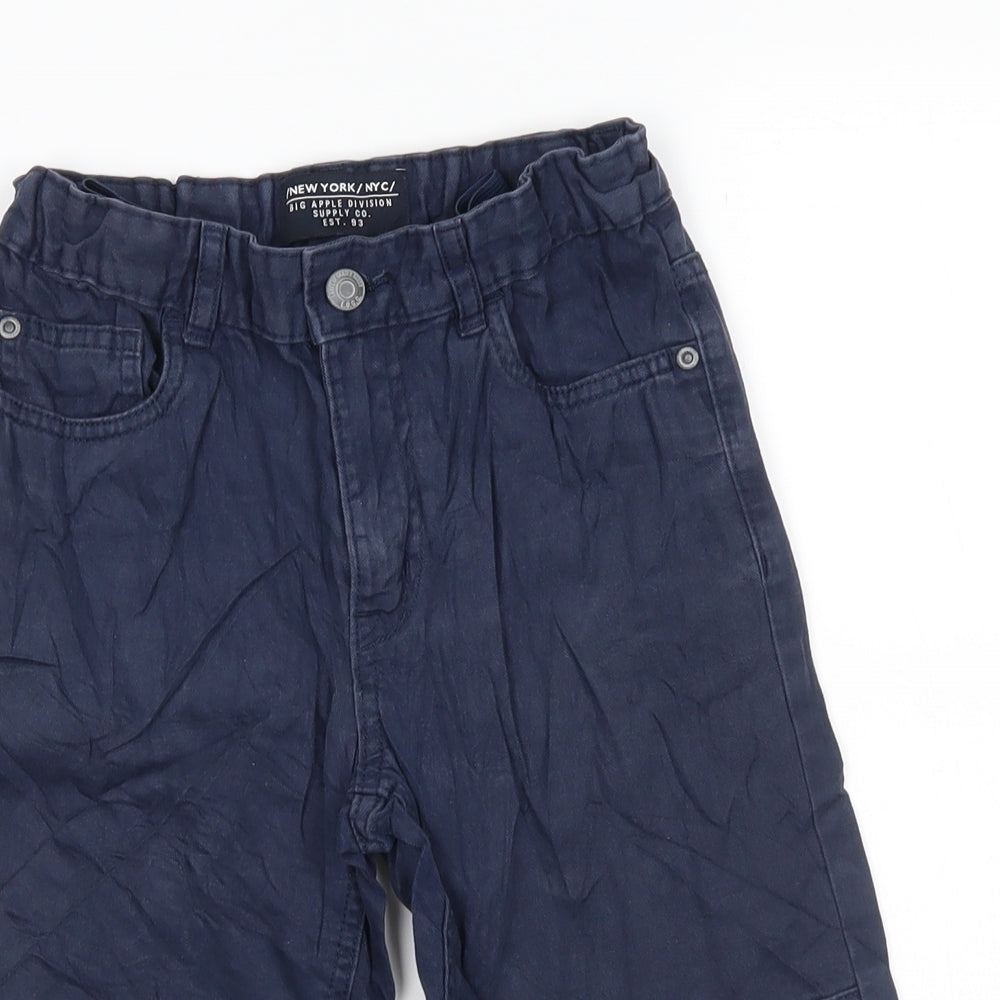 H&M Boys Blue   Chino Shorts Size 9 Years