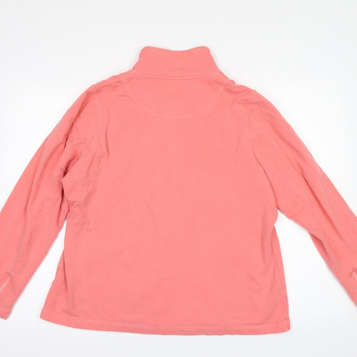 DASH Womens Pink   Full Zip Sweatshirt Size 14