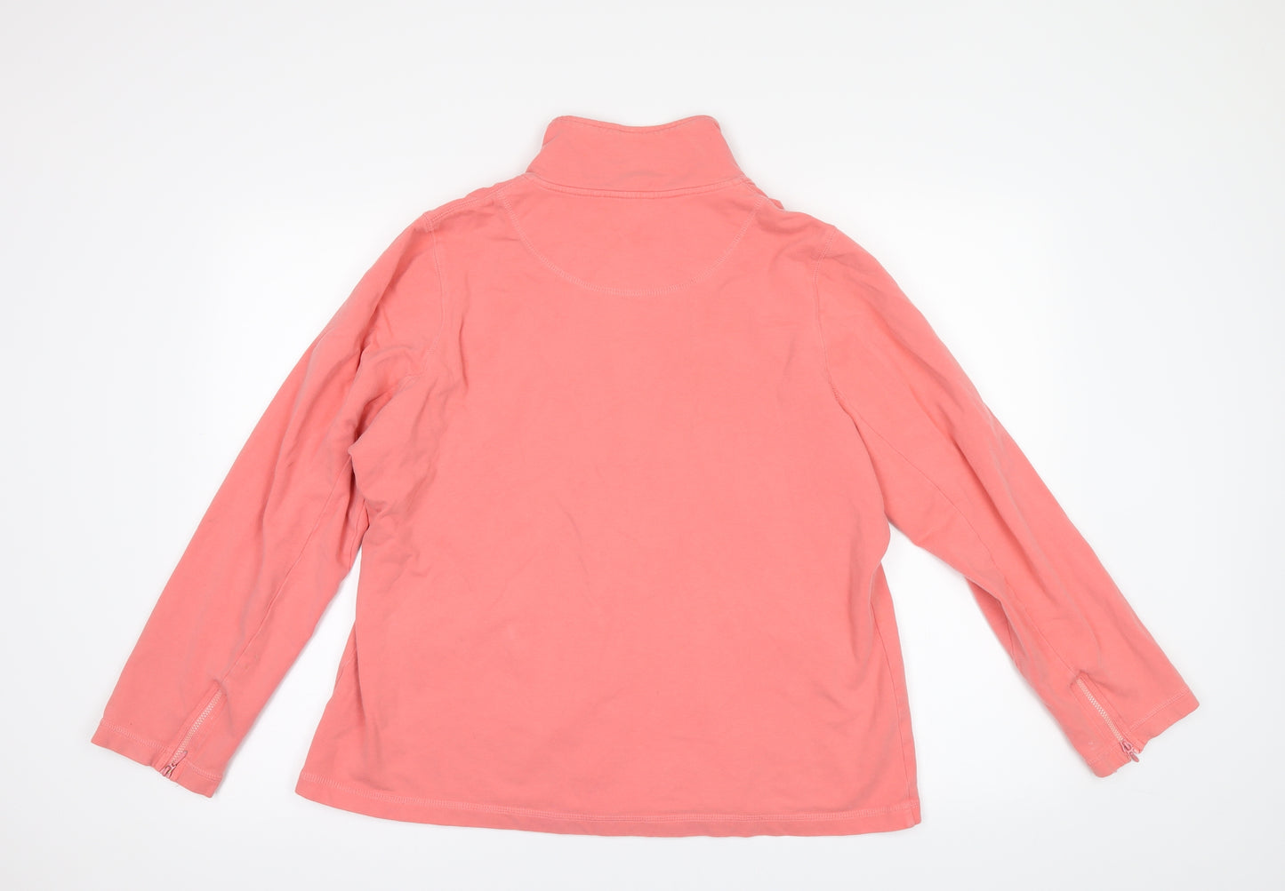 DASH Womens Pink   Full Zip Sweatshirt Size 14
