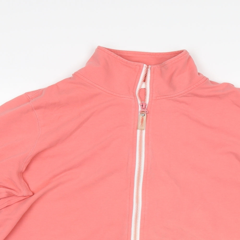DASH Womens Pink   Full Zip Sweatshirt Size 14