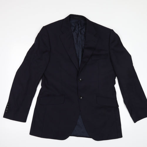 Howick Tailored Mens Blue   Jacket Suit Jacket Size 38