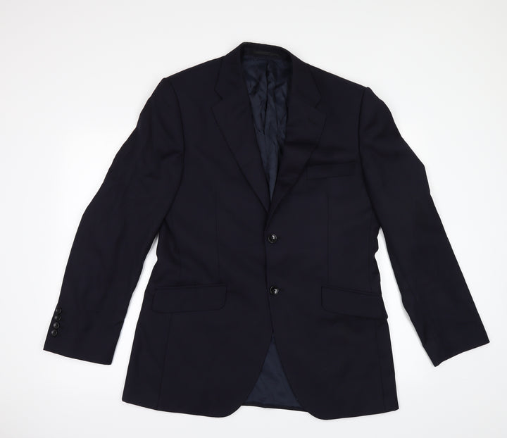 Howick Tailored Mens Blue Jacket Suit Jacket Size 38