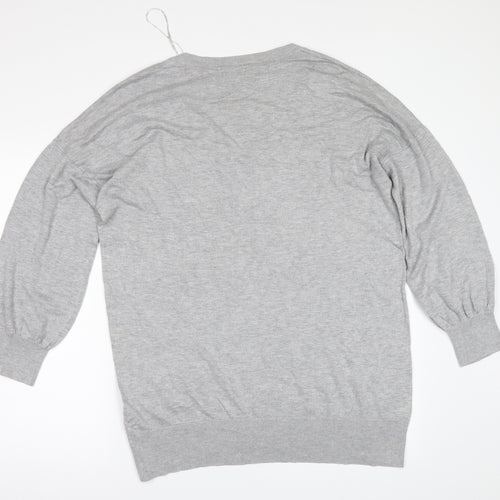 Apricot Womens Grey   Pullover Jumper Size 4