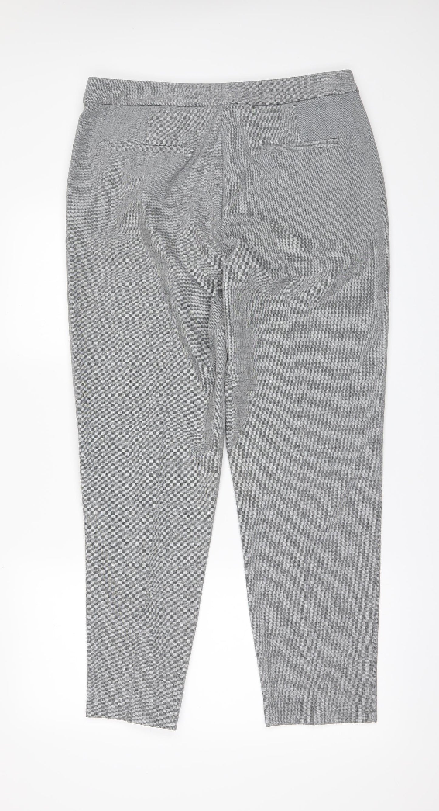 F&F Womens Grey   Trousers  Size 12 L29 in