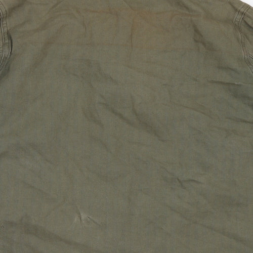 Topshop Womens Green   Jacket  Size 6  - DISTRESSED