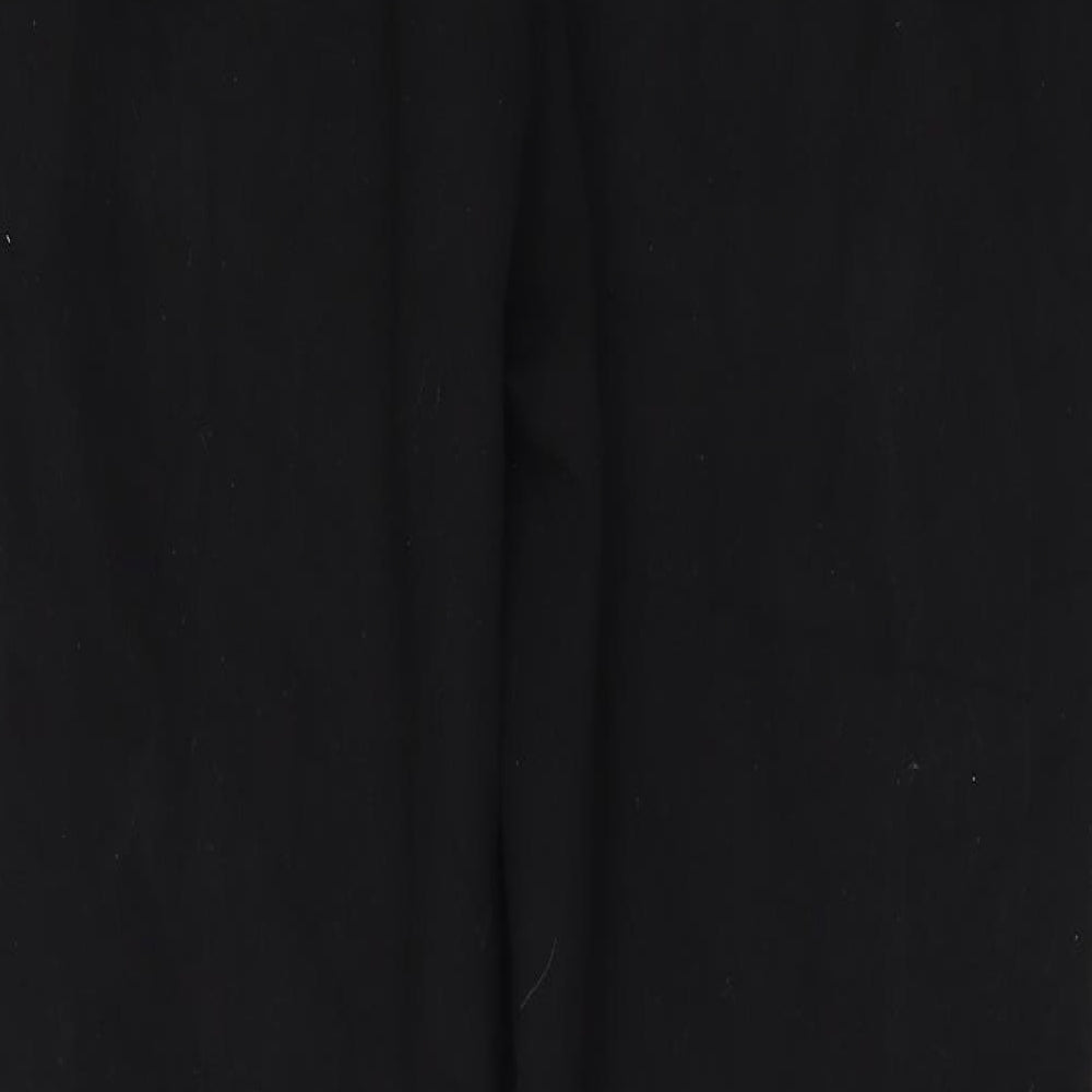 M&Co Womens Black   Trousers  Size 16 L28 in