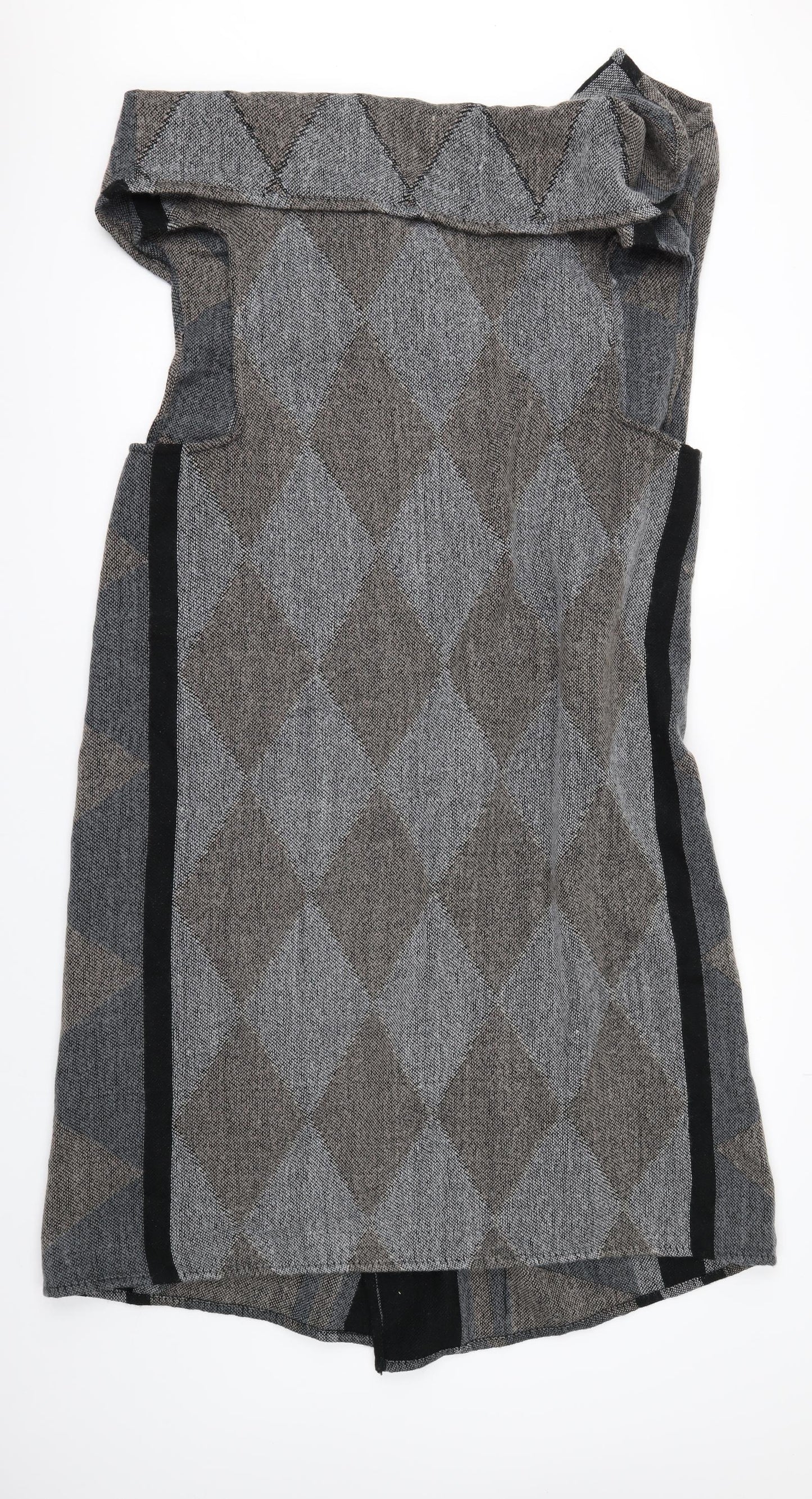 Very Womens Multicoloured Geometric  Cardigan Jumper One Size  - Waist coat