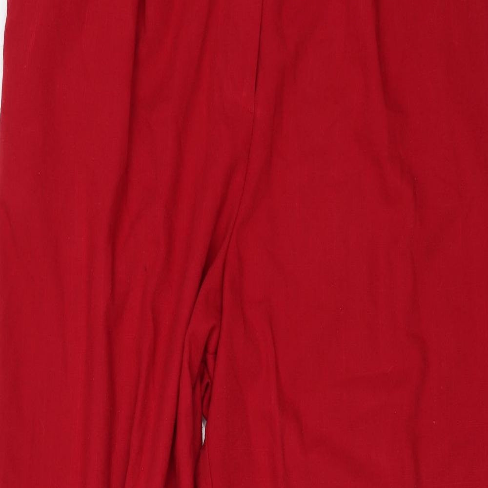 Sag Harbor Womens Red   Trousers  Size 16 L29 in