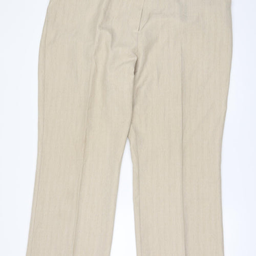 Marks and Spencer Womens Beige   Trousers  Size 20 L30 in